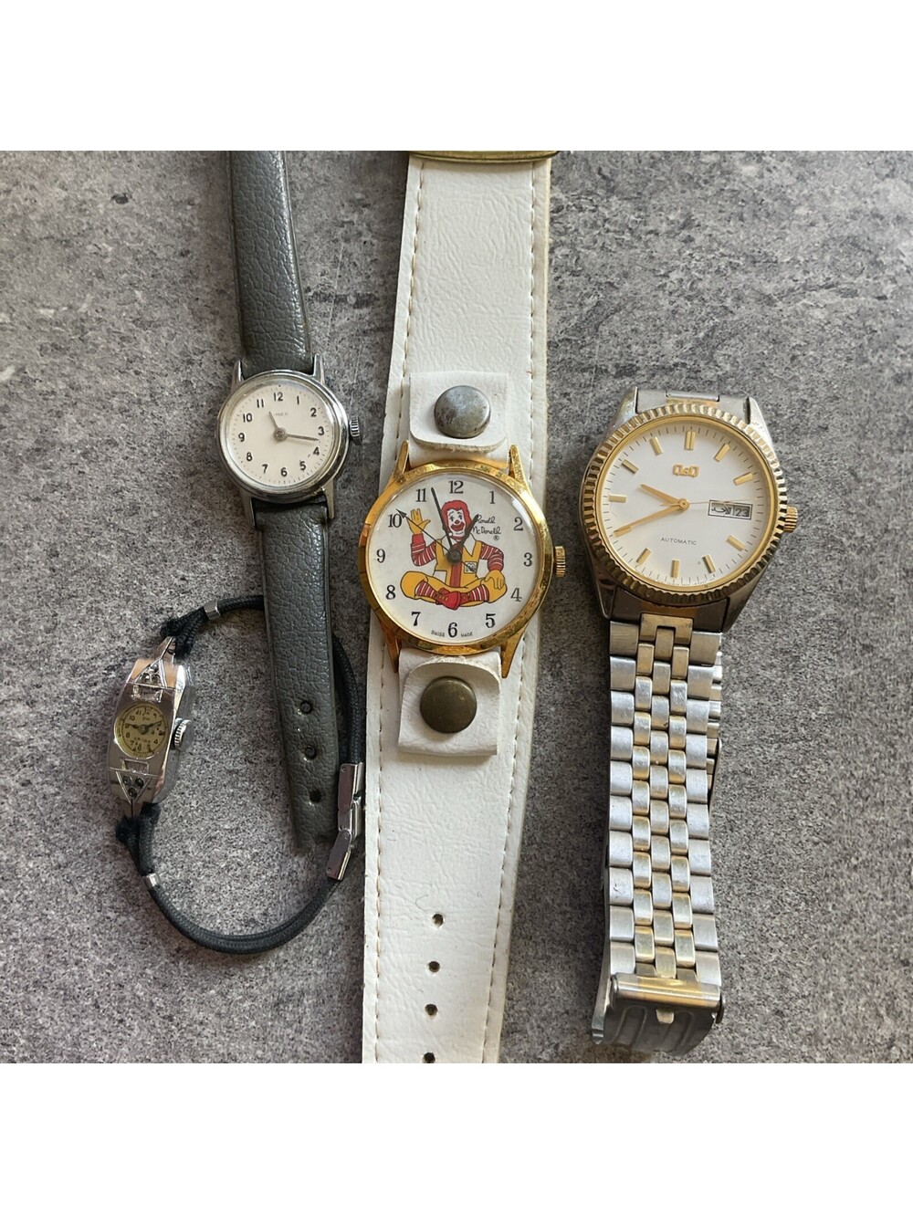Great Lot of Vintage Mechanical Watches For Parts or Repair Lot #2CG